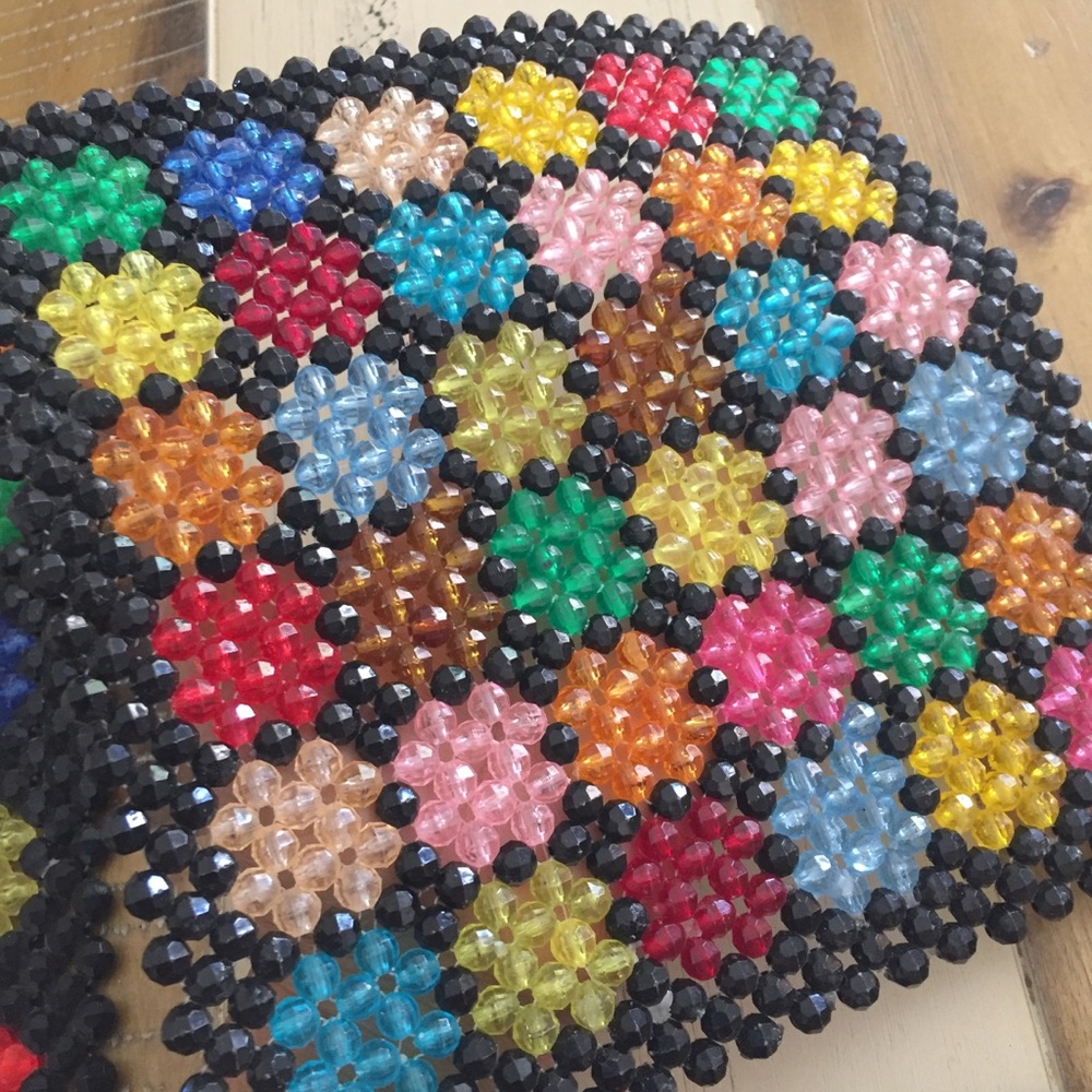 ❌Beaded Coasters Decor House Kitchen Handmade Set - Picture 2 of 8